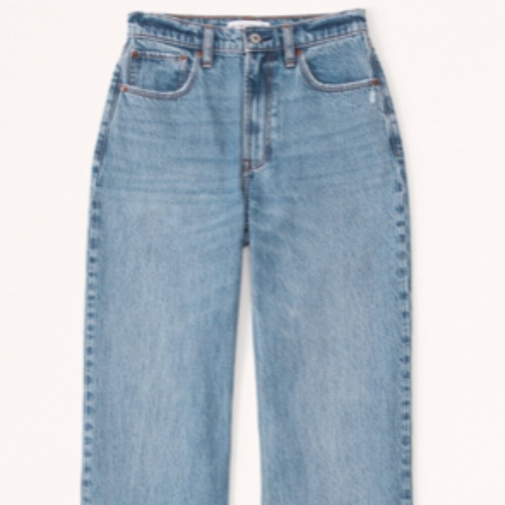 Abercrombie Curve Love High Rise Loose Jean